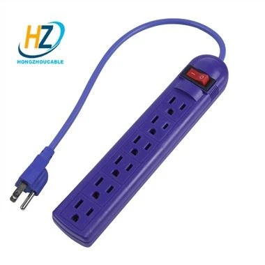 2FT 6-uttag Power Strip
